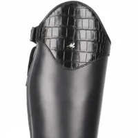 Mondoni Arundel top croco donkerbruin maat:40 - thumbnail