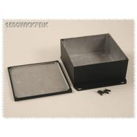 Hammond Electronics 1590WKKFBK Universele behuizing 125 x 125 x 57 Aluminium Zwart 1 stuk(s) - thumbnail