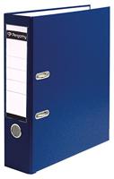Pergamy ordner, voor ft A4, uit PP en papier, met beschermrand, rug van 8 cm, donkerblauw - thumbnail