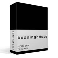 Beddinghouse Beddinghouse Jersey Lycra Hoeslaken 180/200x200/220 cm Black - thumbnail