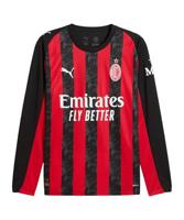 PUMA AC Milan Thuisshirt Lange Mouwen 2025-2026 - thumbnail