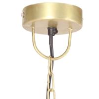 VidaXL Hanglamp industrieel rond 25 w e27 42 cm messingkleurig - thumbnail
