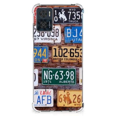 Motorola Moto E22 | E22i Anti-shock Hoesje met foto Kentekenplaten Motorola Moto E22 | E22i Anti-shock Hoesje met foto Kentekenplaten