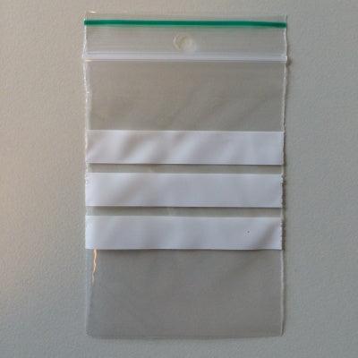 Gripzakjes 60x80 mm SCHRIJFVLAK 100 stuk