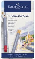 12 Aquarelpotloden Faber-Castell Goldfaber in bliketui - thumbnail