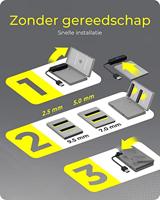 ICY BOX IB-AC603b-U3 HDD-/SSD-behuizing Antraciet, Zwart 2.5 - thumbnail