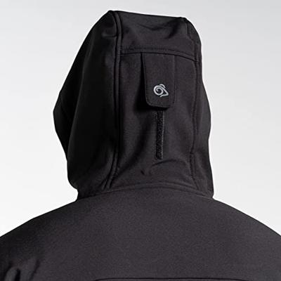 Craghoppers CEL005 Expert Active Hooded Softshell - Black - S Craghoppers CEL005 Expert Active Hooded Softshell - Black - S