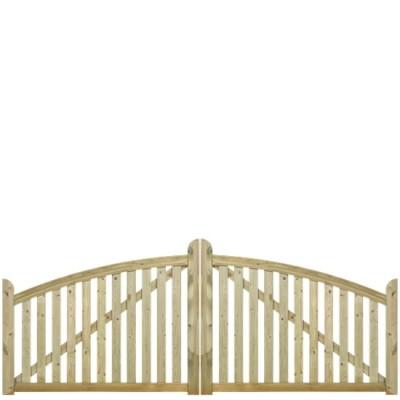 Dubbele Poort Landelijk Ligno 300 x 88/118 CM