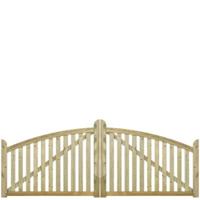 Dubbele Poort Landelijk Ligno 300 x 88/118 CM - thumbnail