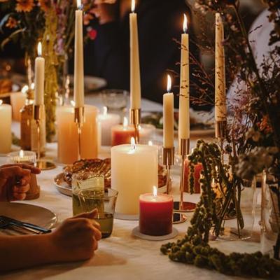 Kaars rustiek d7h7 cm cognac Spaas - Spaas Kaars rustiek d7h7 cm cognac Spaas - Spaas