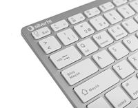 Toetsenbord Silver HT Teclado Inalámbrico Colors Edition - Blanco Qwerty Spaans Zilverkleurig - thumbnail