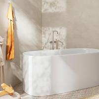 Hansgrohe Tecturis S ééngreeps badmengkraan vloergemonteerd, chroom - thumbnail