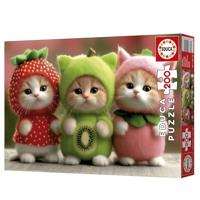 Puzzel Educa Katten 200 Onderdelen - thumbnail