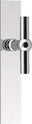 Formani FERROVIA FVT125P236SFC deurkruk T-model ongeveerd op schild blind - gepolijst RVS Formani FERROVIA FVT125P236SFC deurkruk T-model ongeveerd op schild blind - gepolijst RVS
