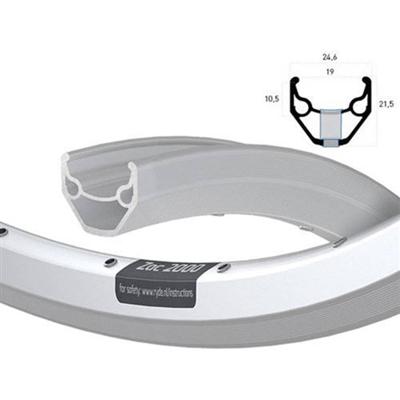 Rodi Velg 28 inch 622 zac2000 zilver geslepen zijkant 32 gaats