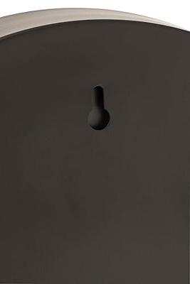 J-Line spiegel Rond Boord - metaal - zwart - medium - Ø 40 cm