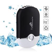 Draagbare Mini USB lading airconditioner koel Handheld kleine Fan (zwart) - thumbnail