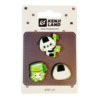 Kenji Driedelige set pins - KLAND ONI - JI - thumbnail