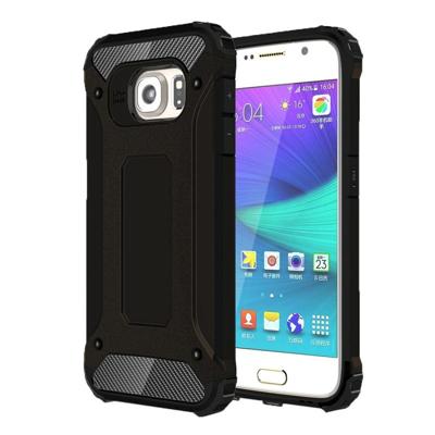Voor Samsung Galaxy S6 / G920 harde Armor TPU + PC combinatie hoesje (zwart)
