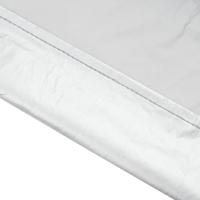 Autohoes half met haken M zilverkleurig - thumbnail