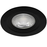 LED Inbouwspot - Brinton - 7W 630lm 38D - IP54 Waterdicht - 865 Helder/Koud Wit 6500K - Rond - Zwart - thumbnail