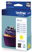 Brother Inktcartridge LC-123Y Origineel Geel LC-123 Y - thumbnail