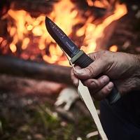 Hultafors Outdoor mes OK4 - met holster - HU380270 HU380270 - thumbnail