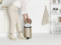 Brabantia pedaalemmer NewIcon 12 liter Metallic Gold - thumbnail