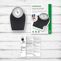 Medisana PSD Personenweegschaal Analoog Weegbereik (max.): 150 kg Zwart, Wit - thumbnail