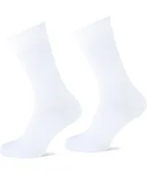 Heren katoenen sokken 1 paar - Naadloze sokken - Zachte kousen - zwart, blauwe, huidskleur - Witte sokken - thumbnail