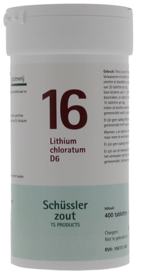 Pfluger Celzout 16 Litium Chloratum D6 Tabletten Pfluger Celzout 16 Litium Chloratum D6 Tabletten
