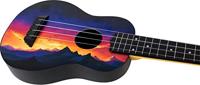 Flight Travel Series TUS-EE Sunset Elise Ecklund Signature sopraan ukelele met gigbag - thumbnail