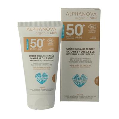 Alphanova Sun Sun bio tinted sunscreen cream nude SPF50+ 50 Gram