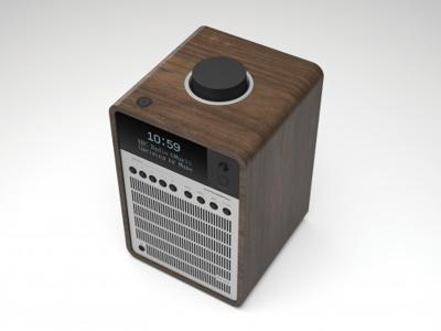 Revo SuperSignal tafelradio walnoot/ zilver