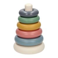 Cavallino toys stapelringen pastelkleuren, 7dlg. - thumbnail