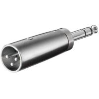 goobay XLR Adapter, AUX jack 6,35mm stereo male naar XLR male - thumbnail