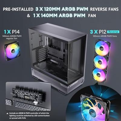 Antec C7 Midi-tower PC-behuizing Zwart - thumbnail