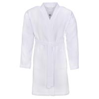 Vossen Vossen Unisex badjas ROM Pique-U weiß L - thumbnail