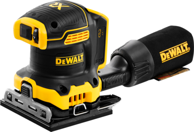 Excentrische schuurmachine 18V DCW200NT DEWALT 13500 OPM Zwart, Geel
