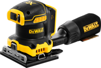 Excentrische schuurmachine 18V DCW200NT DEWALT 13500 OPM Zwart, Geel - thumbnail