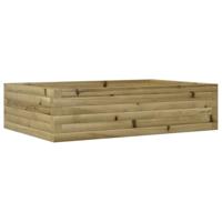 VidaXL Plantenbak 90x60x23 cm geïmpregneerd grenenhout - thumbnail
