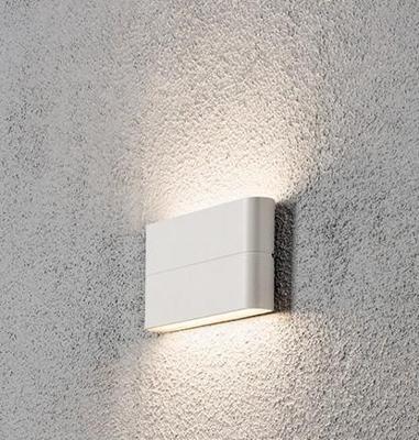 KonstSmide Vlakke up en downlighterChieri 17cm wit - 7973-250