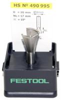 Festool Accessoires HS S8 D20/17/15° Zwaluwstaartfrees | 490995 - thumbnail