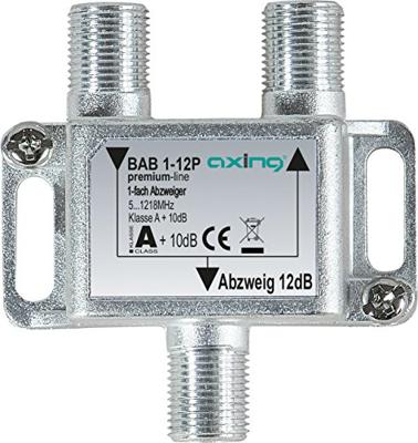Axing BAB 1-12P Kabel-TV lasdoos 1-voudig 5 - 1218 MHz