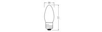 OSRAM HOMELIGHTING 4099854466885 LED-lamp Energielabel D (A - G) E27 1.8 W Warmwit (Ø x h) 35.00 mm x 35.00 mm 1 stuk(s) - thumbnail