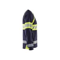 Blåkläder High-Vis T-Shirt lange mouwen 35101030 | Zwart/High-Vis Geel | Maat XXL - 7330509799390 - thumbnail
