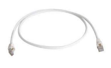 TELEGÄRTNER patchkabel S/FTP, Cat.6A, LSOH, wit, 3 m