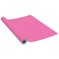 VidaXL Meubelfolie zelfklevend 500x90 cm pvc hoogglans roze - thumbnail