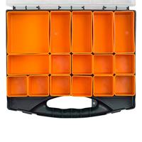 Alutec Assortimentskoffer-set (l x b x h) 322 x 279 x 297 mm Aantal vakken: 16 Variabele onderverdeling Inhoud 1 stuk(s) - thumbnail