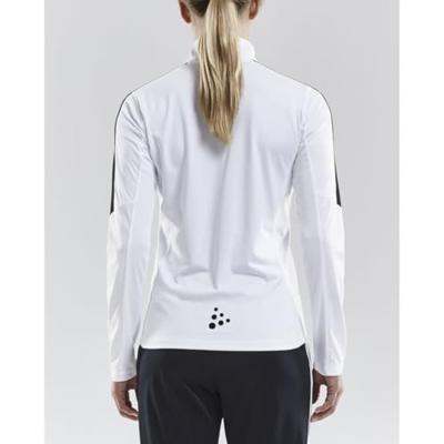 Craft 1905625 Progress Halfzip Tee LS W - White/Black - XS Craft 1905625 Progress Halfzip Tee LS W - White/Black - XS